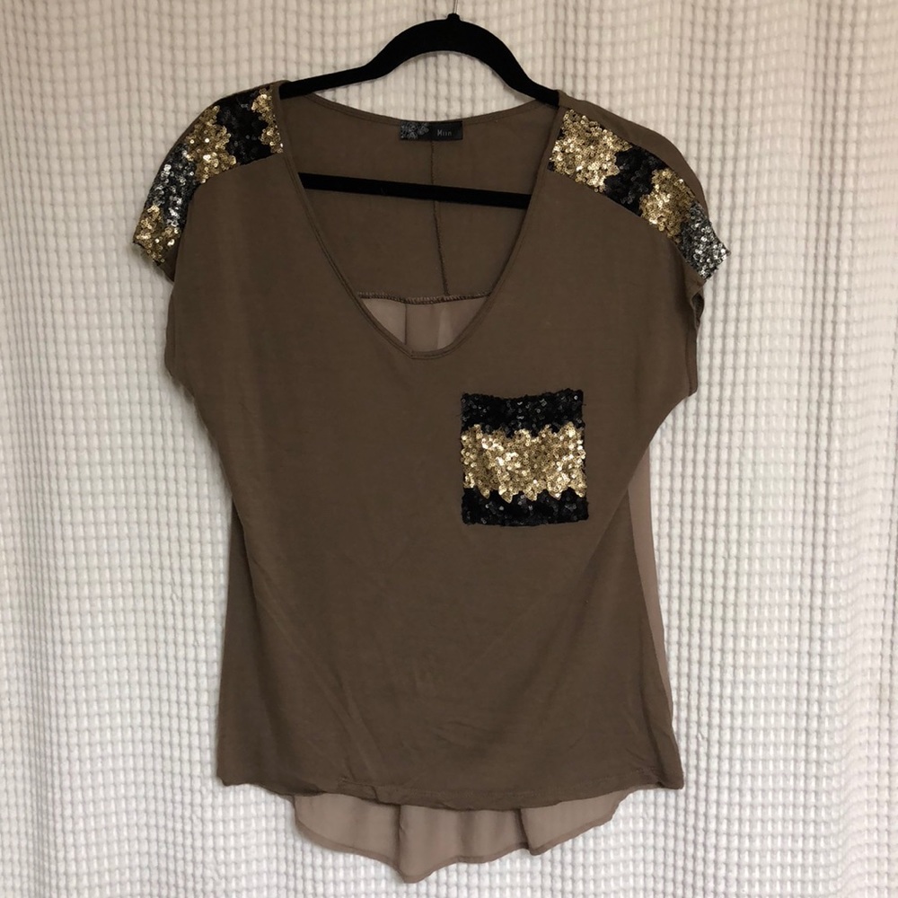 Sequin Detailed Shirt